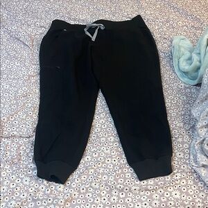 Figs Black Jogger Pants